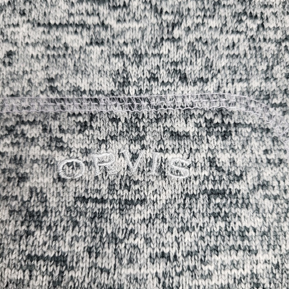 Orvis Men XXL Gray Heather Sweater Fleece Full Zip Mock Neck Pocket Vest Outdoor - Picture 6 of 11